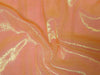 Irridescent Crinkled Barbie Organza Orange