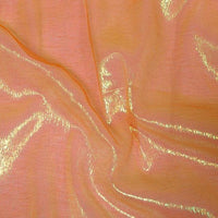 Irridescent Crinkled Barbie Organza Orange