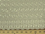 Eyelet Embroidery Ivory/Cream EL-3