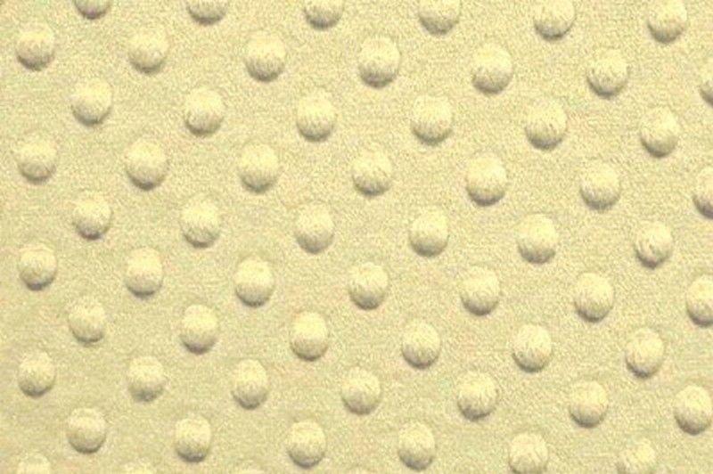 Minky Dimple Dot Fur CREAM