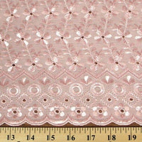 Eyelet Embroidery Pink EL-6