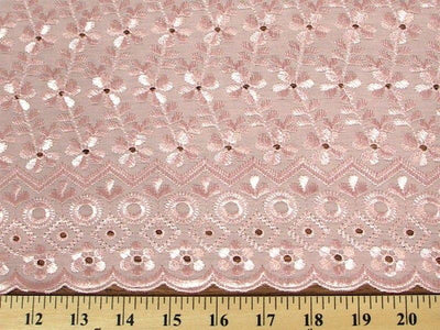 Eyelet Embroidery Pink EL-6