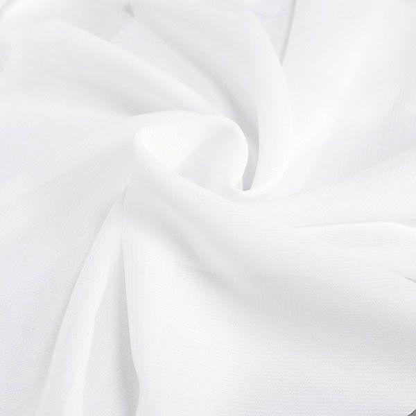 Chiffon 60 Inch Wide White CH-46