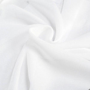 Chiffon 60 Inch Wide White CH-46
