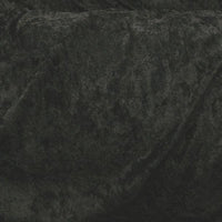 Crushed Panne Velour Velvet Black