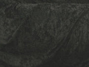 Crushed Panne Velour Velvet Black