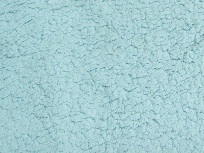 Minky Sherpa Lambs Wool Baby Blue