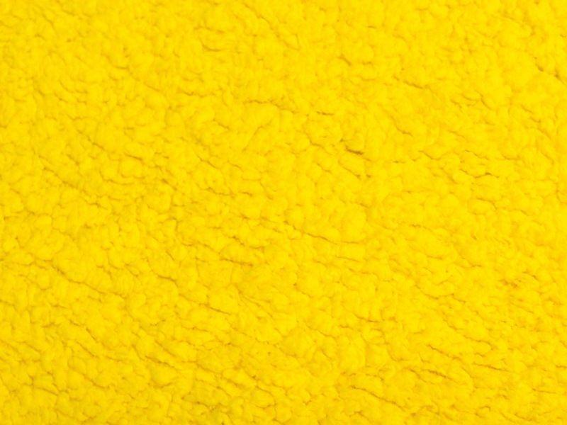 Minky Sherpa Lambs Wool Yellow