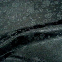 Rose Satin Brocade Jacquard Fabric 60" Wide. CHOOSE FROM OVER 30 COLORS