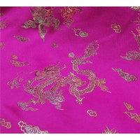 SWATCHES Chinese Satin Dragon/Phoenix Brocade