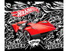 Anti-Pill Hot Wheels Fleece Panel 599
