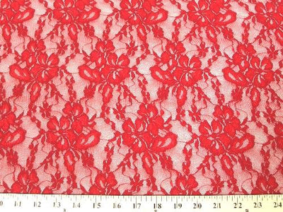 Flower Stretch Lace RED SL-10