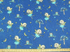 Premium Anti-Pill Fairies On Blue Fleece 70