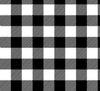 Premium Anti-Pill Buffalo Plaid Black Grey White Fleece 710
