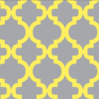 Premium Anti-Pill Bella Grey Yellow Fleece 756