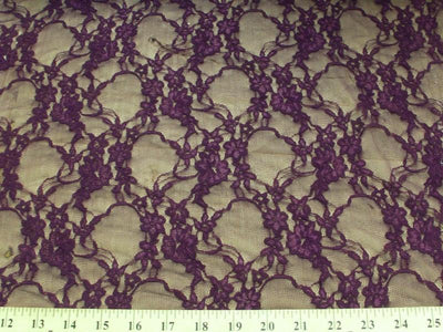 Circle Stretch Lace PLUM SL-21