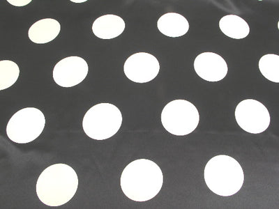 SWATCHES Polka Dot Dull Satin