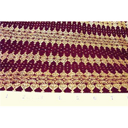 Embossed Velvets BURGUNDY