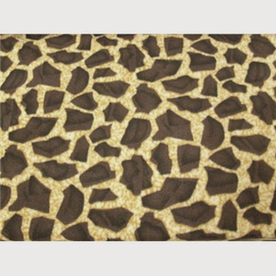 Anti-Pill Brown Giraffe Fleece 92