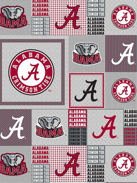 Premium Anti-Pill Alabama Fleece B900 "LAST PIECE MEASURES 1 YARD 33 INCHES"