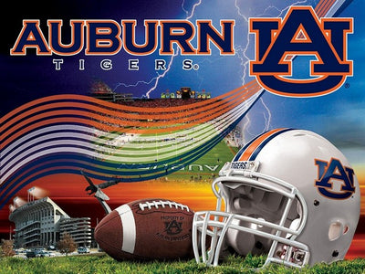 Premium Anti-Pill Auburn Stadium Wave Football Fleece B440