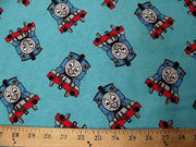 Blue Thomas Train Flannel