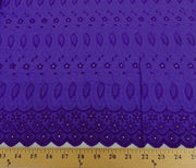 Eyelet Embroidery Purple EL-18