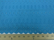 Eyelet Embroidery Turquoise EL-24