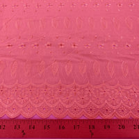 Eyelet Embroidery Coral EL-25