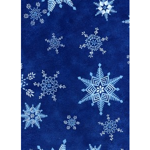 Anti-Pill Snowflakes Fleece B94