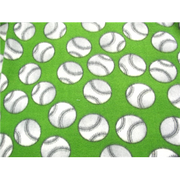 Baseballs Green Fleece 218