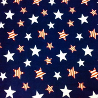 Premium Anti-Pill Striped Stars Fleece 236