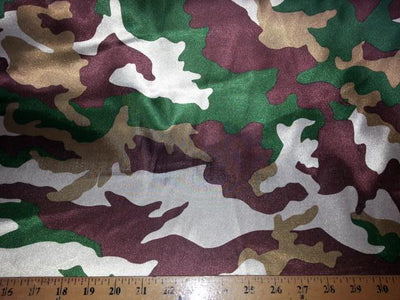 SWATCHES Camouflage Charmeuse Satin