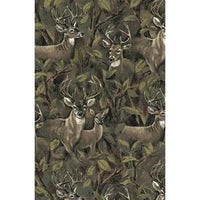 Anti Pill Deer In Forest Fleece B182