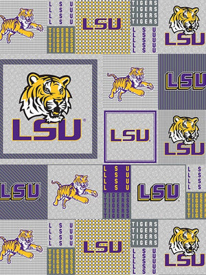Premium Anti-Pill LSU Louisianna Fleece B905