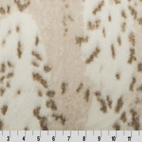 Soft Cuddle Fur SIBERIAN LEOPARD CREAM SF-25