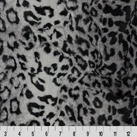 Soft Cuddle Fur OCELOT GRAPHITE SF-29