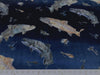 Premium Anti-Pill Swimming Fish Fleece A77