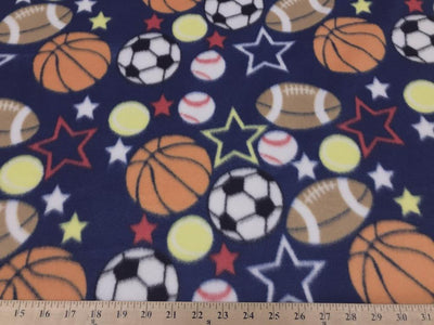 All Sports Balls Navy Fleece 228
