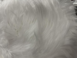 Long Pile Alpine Fur WHITE 3-4 Inch Pile