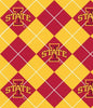 Premium Anti-Pill Iowa State Argyle Fleece B25