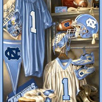 Anti-Pill North Carolina Locker Room Fleece Panel B453