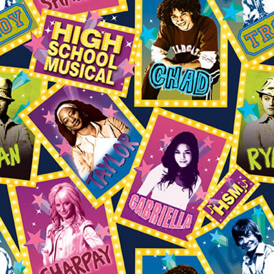 Premium Anti-Pill High School Musical Fleece B484