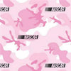 Anti-Pill Camouflage Nascar Pink Fleece B485