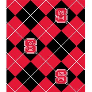 Anti-Pill North Carolina State Argyle Fleece B650