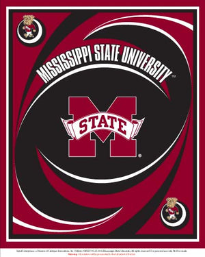 Premium Anti-Pill Mississippi State Panel Fleece B656