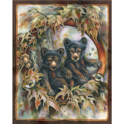 Anti-Pill Jody Bergsma Bears & Bees Fleece Panel B686 