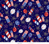 Premium Anti-Pill 4th Of July Celebration Fleece B966