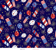 Premium Anti-Pill 4th Of July Celebration Fleece B966