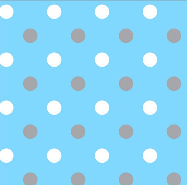 Premium Anti-Pill Simply Dots Blue Grey Fleece B970